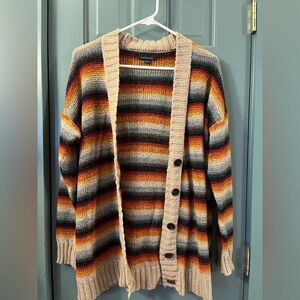 American Eagle Outfitters Colorful Striped Cardigan